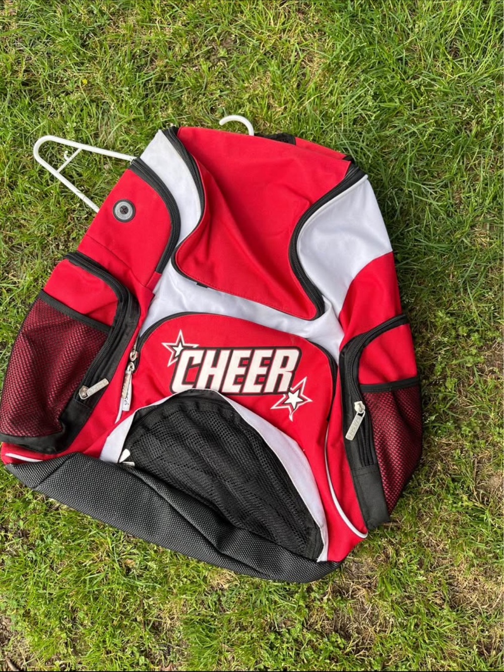 Red & White 'CHEER' Team Backpack